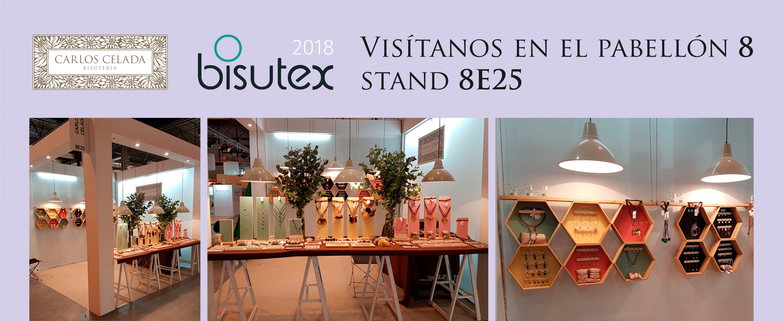 Carlos Celada en Bisutex pabellón 4, stand 4E25